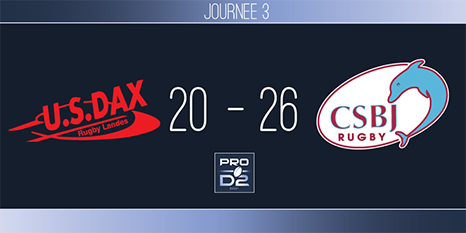 PRO D2, J3 - Dax-Bourgoin : les Berjalliens enchainent à l'extérieur