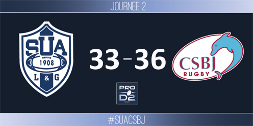 PRO D2, J2 - Agen - Bourgoin: l'énorme coup du CSBJ