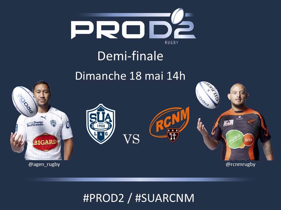PRO D2, les affiches des demi-finales