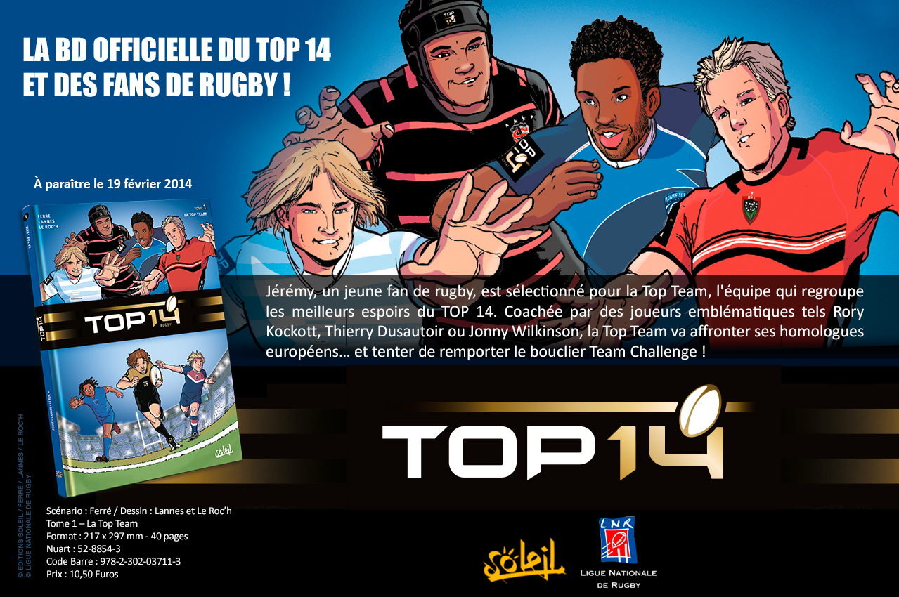 Communiqué de Presse relatif à la publication de la BD TOP 14