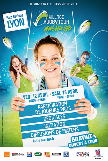 Communiqué : Retour en images sur le Village Rugby Tour à Lyon