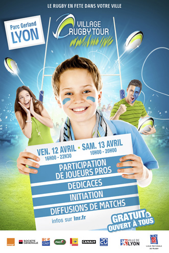 Village Rugby Tour: le communiqué de la première étape à Lyon
