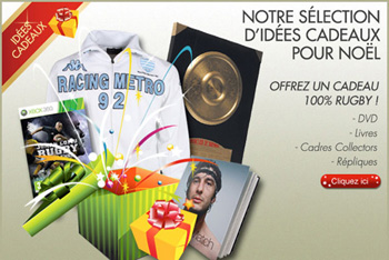 Retrouvez la sélection de cadeaux pour un Noël « Rugby »