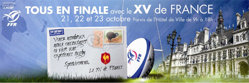 Tous en finale avec le XV de France à l’Hôtel de Ville de Paris