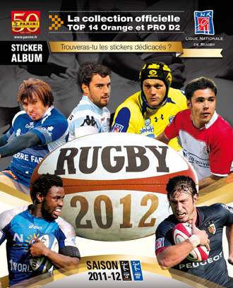 Panini RUGBY 2012 : la 5ème édition dans les clubs le 14 octobre
