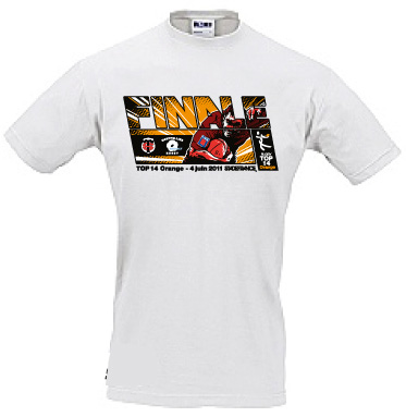 Boutique : les produits officiels FINALE TOP 14 Orange